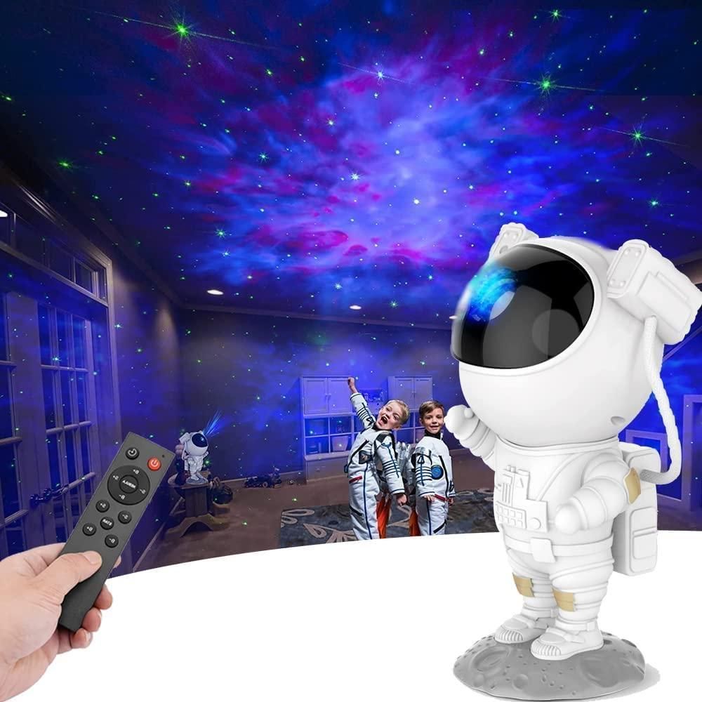 Nextores | Astronaut Galaxy Star Projector - 360° Magnetic Nebula Light with Remote