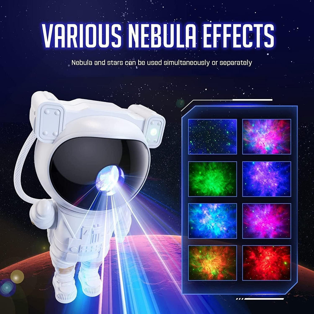Nextores | Astronaut Galaxy Star Projector - 360° Magnetic Nebula Light with Remote