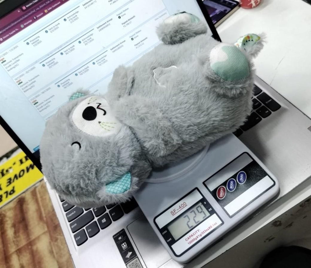 Nextores | The Viral "Breathing" Sleep Teddy Bear - Anxiety Relief & Soothing Music Plush