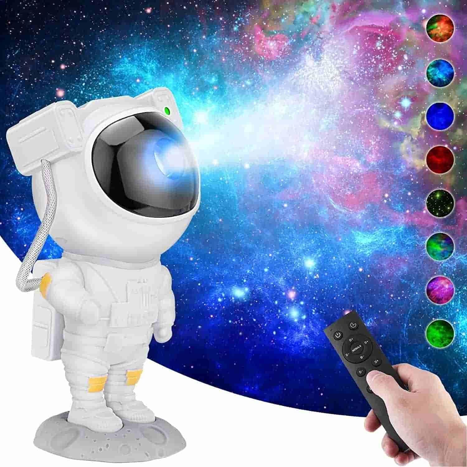 Nextores | Astronaut Galaxy Star Projector - 360° Magnetic Nebula Light with Remote