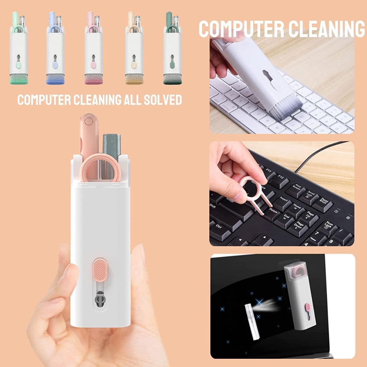 Nextores | 7-in-1 Ultimate Gadget Cleaning Kit (Brush & Pen) - For Keyboards, AirPods & Many More