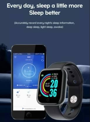 Nextores | D20 Pro Smart Fitness Watch - Sleep Monitor & Activity Tracker (Bluetooth Edition)