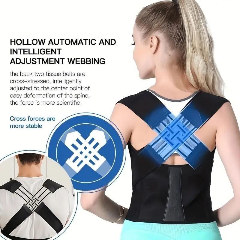 Nextores | Orthopedic Back Posture Corrector - Adjustable Support for Slouching & Pain Relief (Unisex)