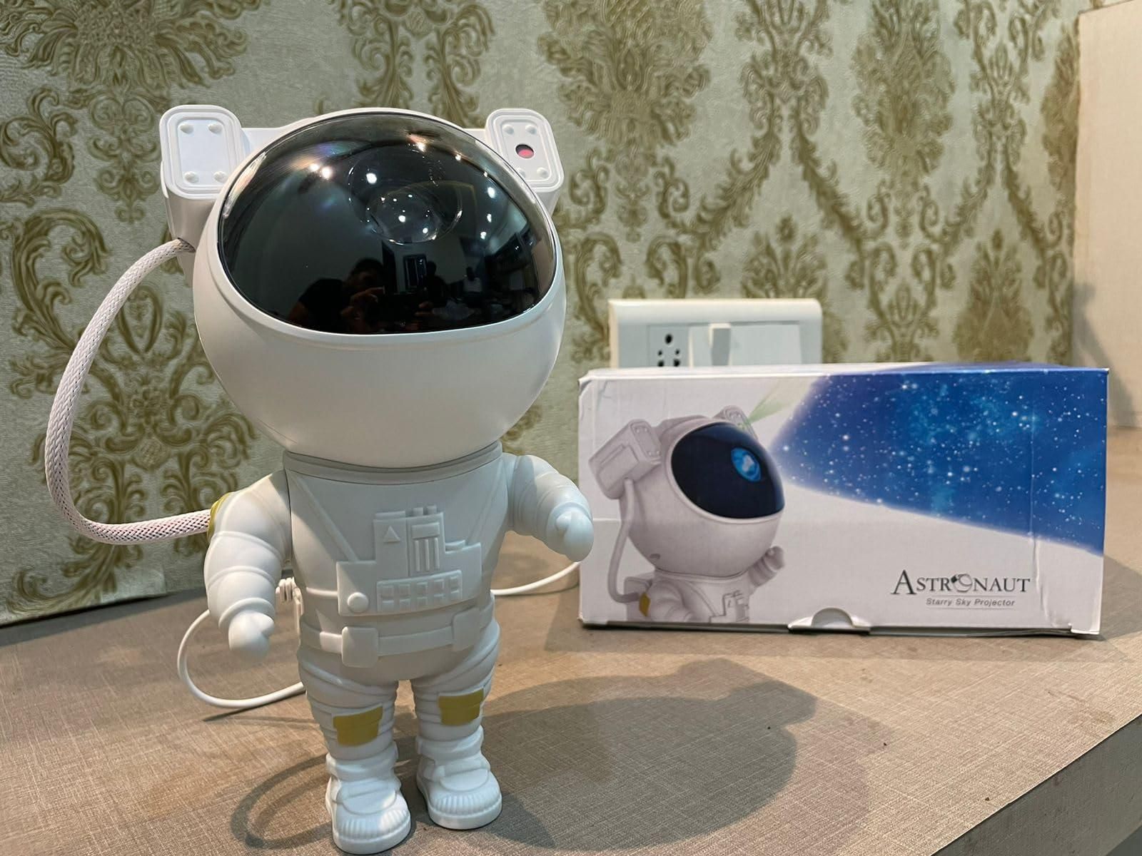 Nextores | Astronaut Galaxy Star Projector - 360° Magnetic Nebula Light with Remote