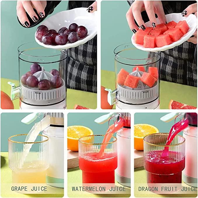 Nextores | Wireless Electric Citrus Juicer - 360° Automatic Fruit Squeezer (USB Rechargeable)