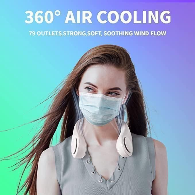 Nextores | Portable Bladeless Neck Fan - Your Personal Wearable AC (USB Rechargeable)